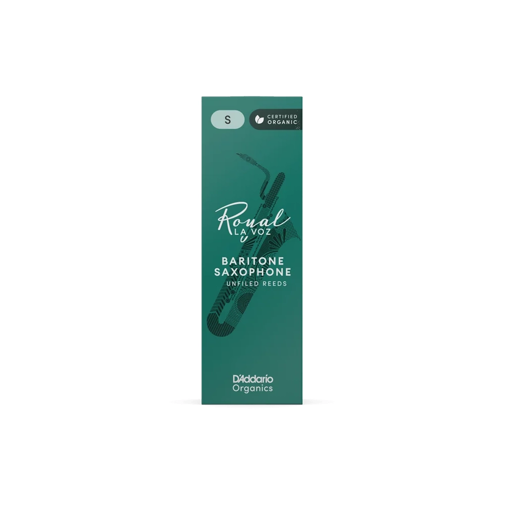 D'Addario Royal La Voz Cañas para Saxofón Barítono - Suave