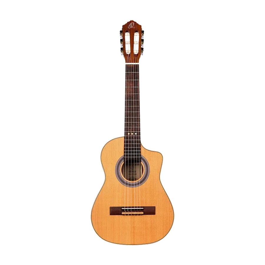 Ortega RQC25 Requinto Guitar Natural front view