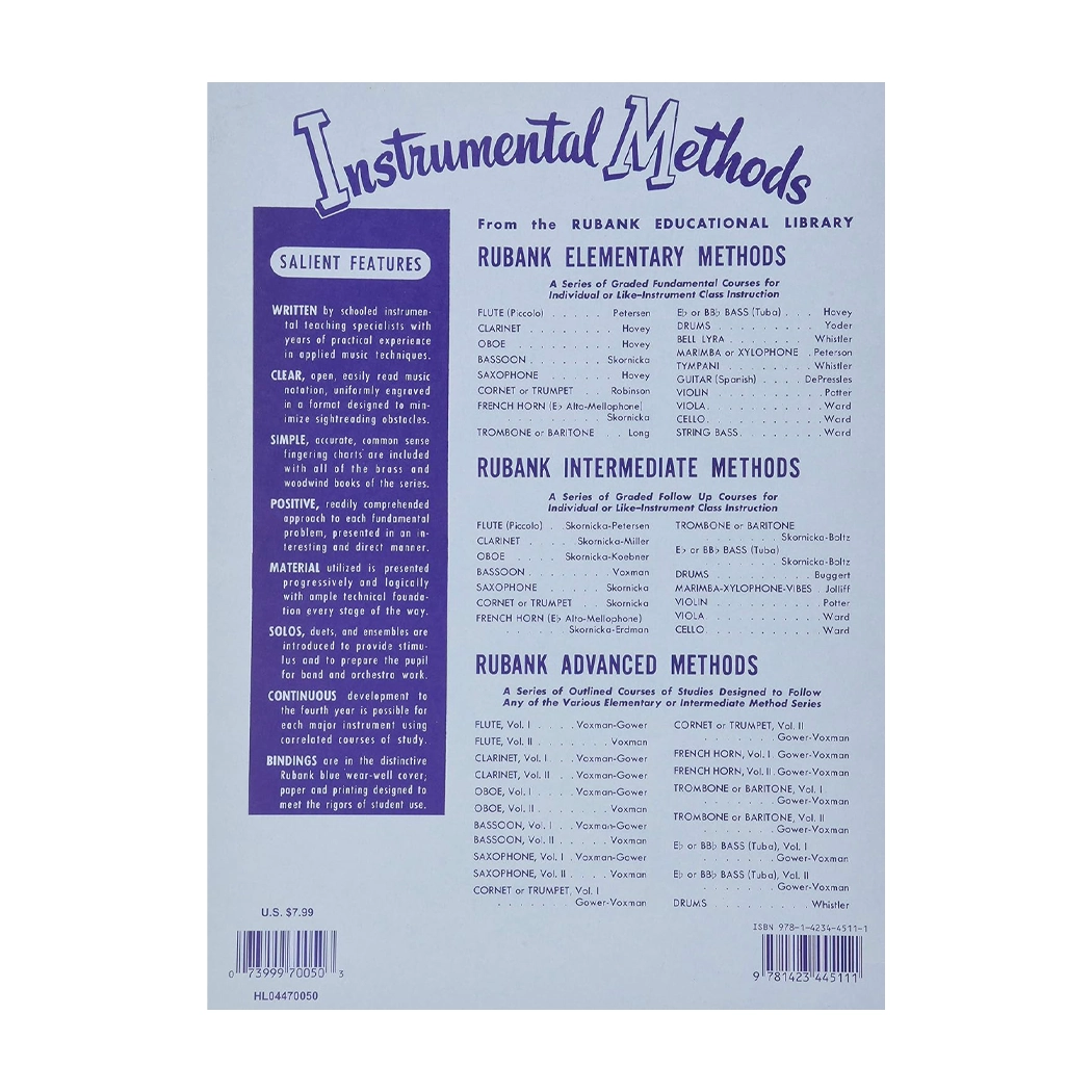 Rubank Elementary Method – Oboe