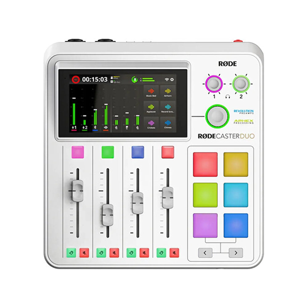 Rode RODECaster Duo Streaming Mixer - White