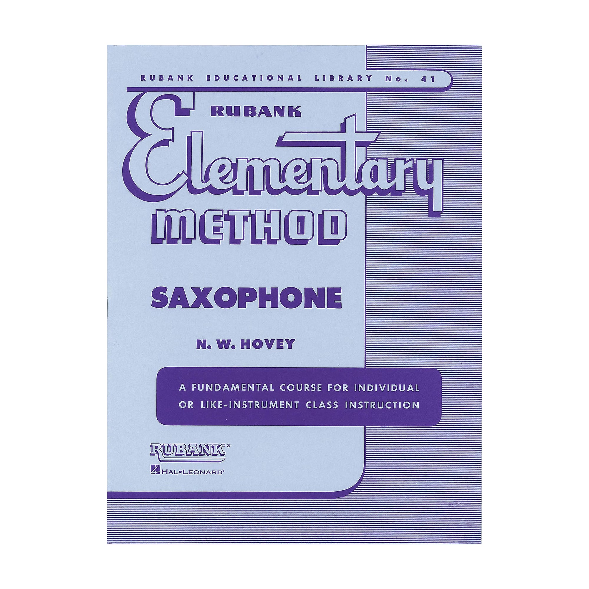 Front view of Rubank Elementary Method-Saxophone