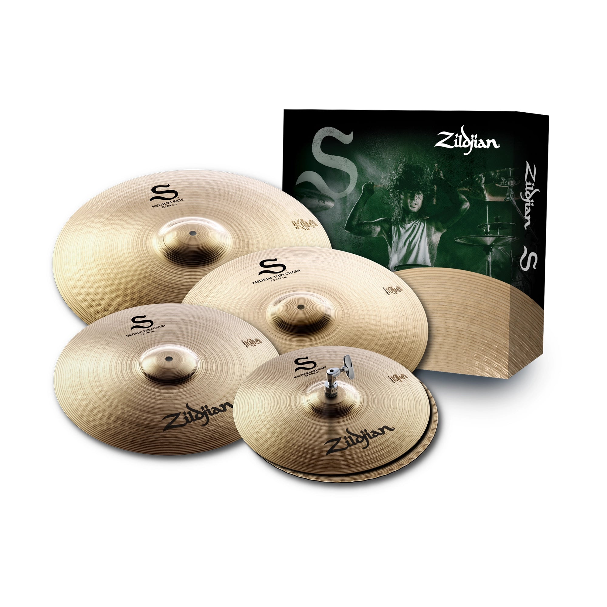 Zildjian S Performer  14" Hi-Hat, 16" Crash, 20" Ride Cymbal Pack