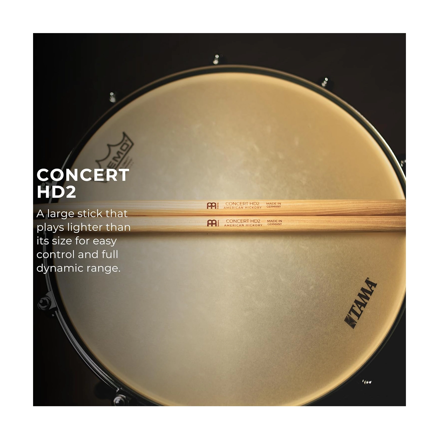 Drumsticks Concert HD2 - American Hickory - SB130