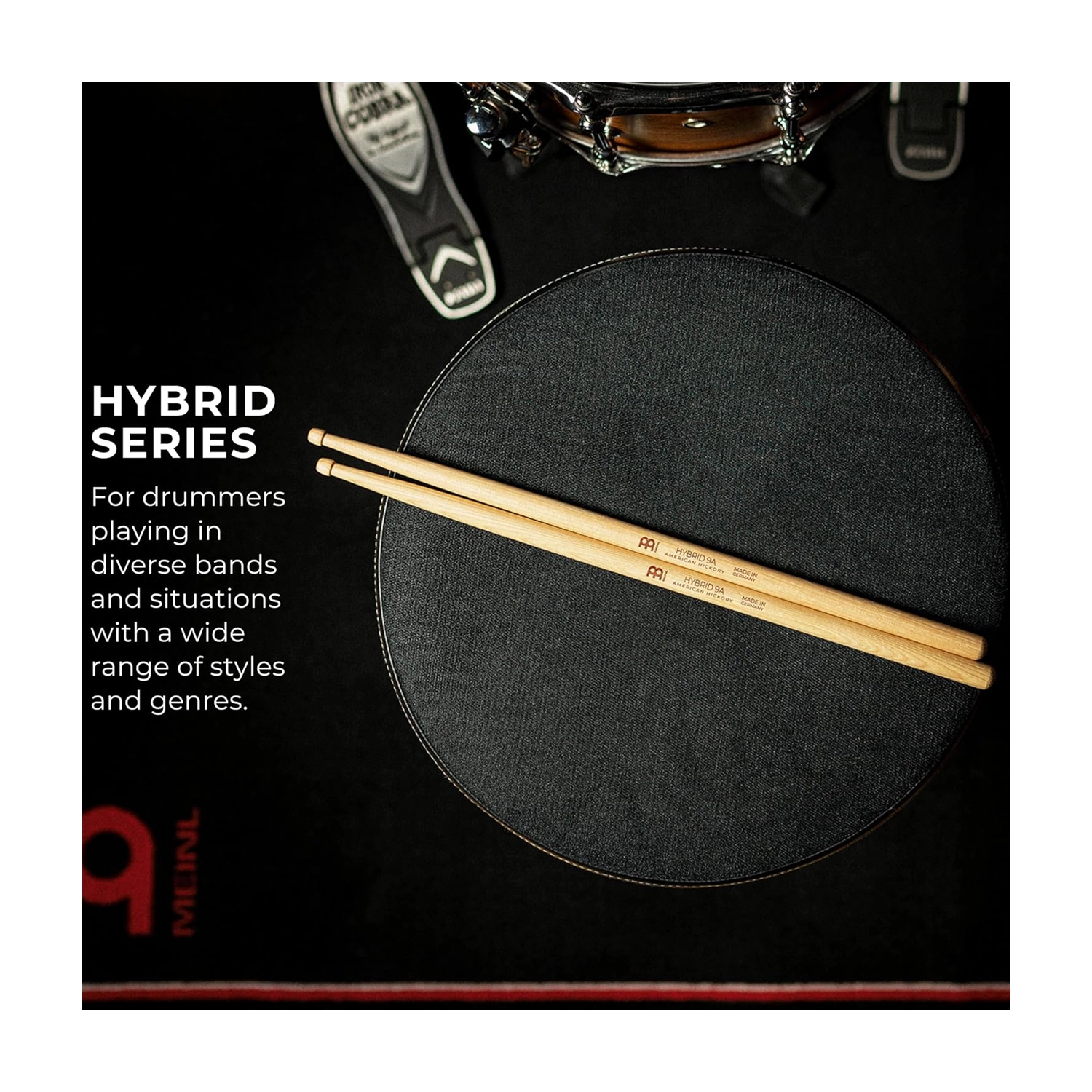 Meinl Stick & Brush Hybrid Drumsticks - 9A