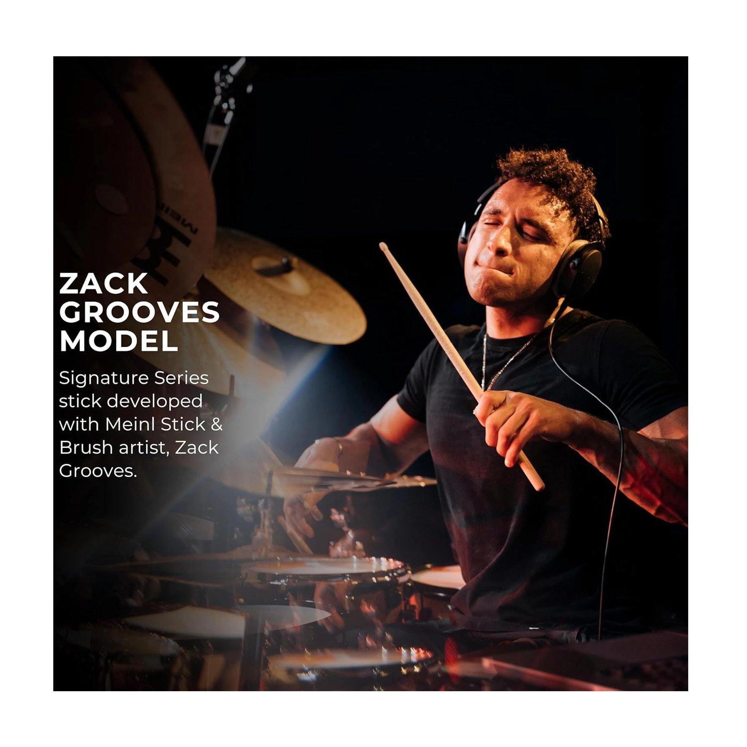 Meinl Stick & Brush ZackGrooves Signature Drumsticks - Wood Tip