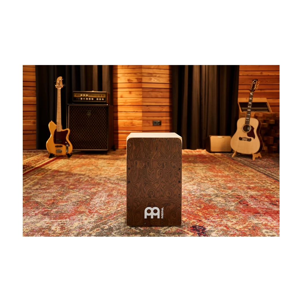 Meinl Percussion Snarecraft Cajon - Burl Wood