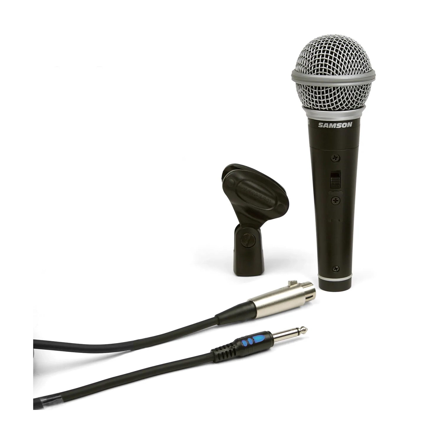 Samson R21S Cardioid Dynamic Vocal Microphone + XLR To 1/4