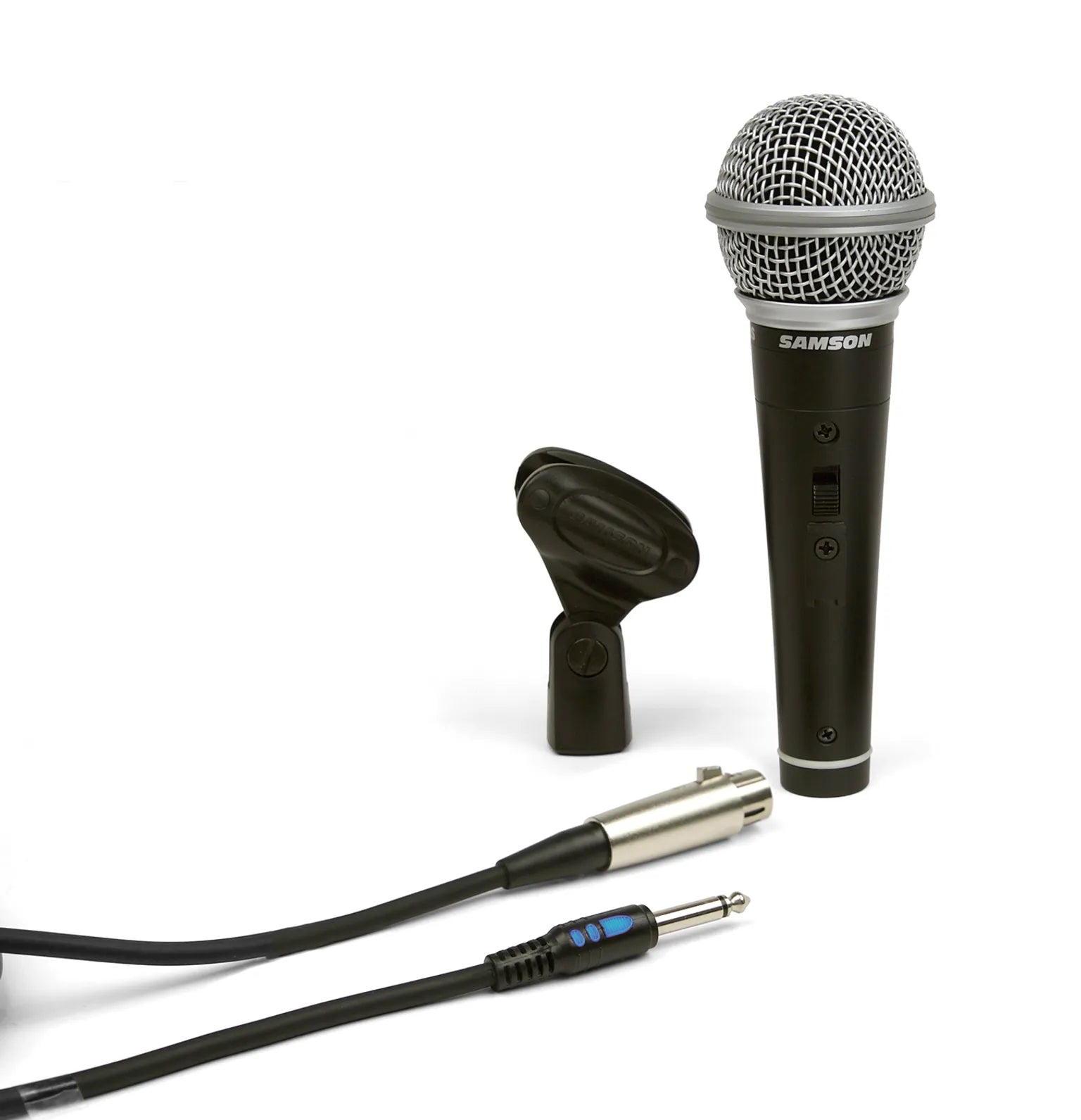 Samson R21S Cardioid Dynamic Vocal Microphone & XLR To 1/4" Mic Cable