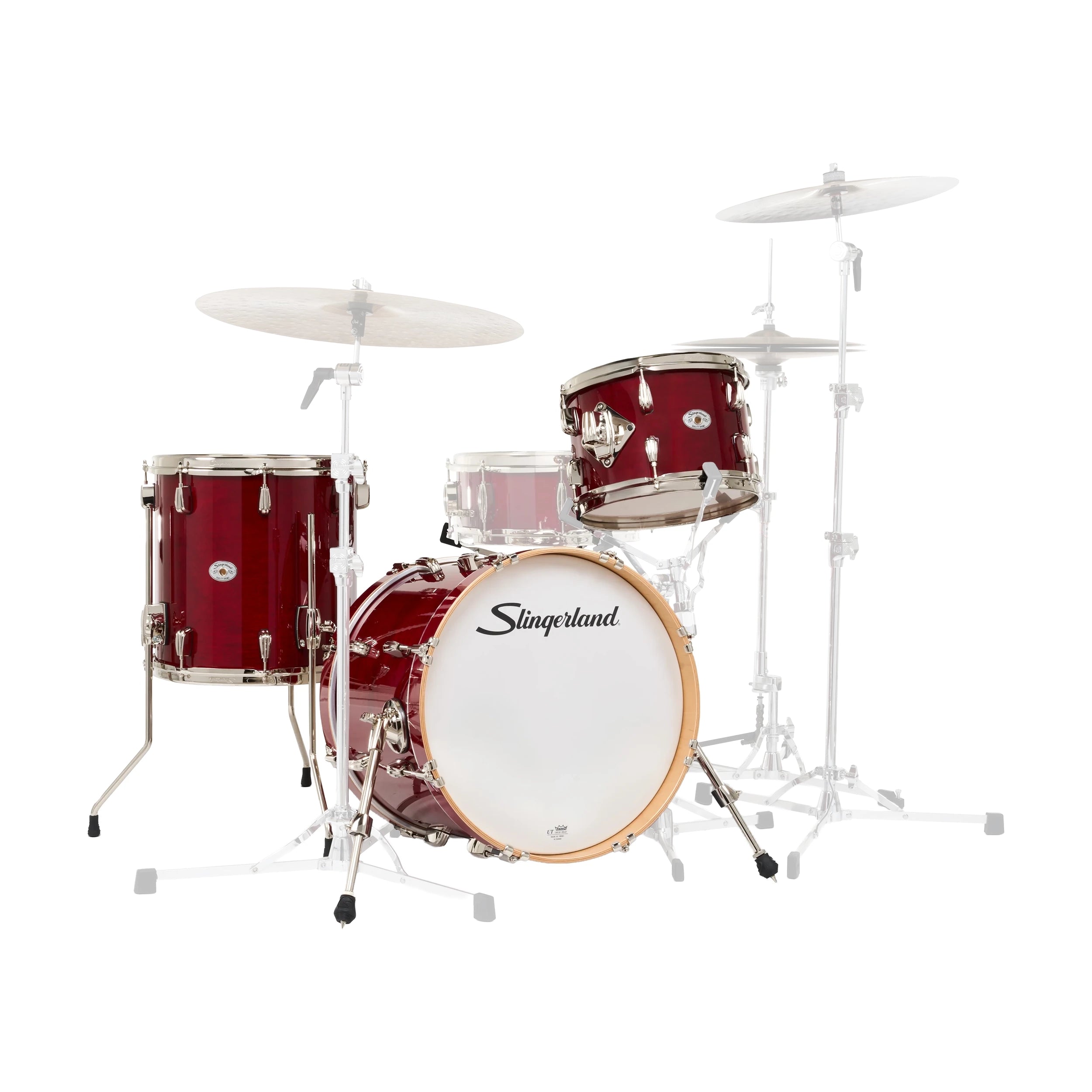 Slingerland Studio King 3-piece Shell Pack - Royal Crimson Lacquer