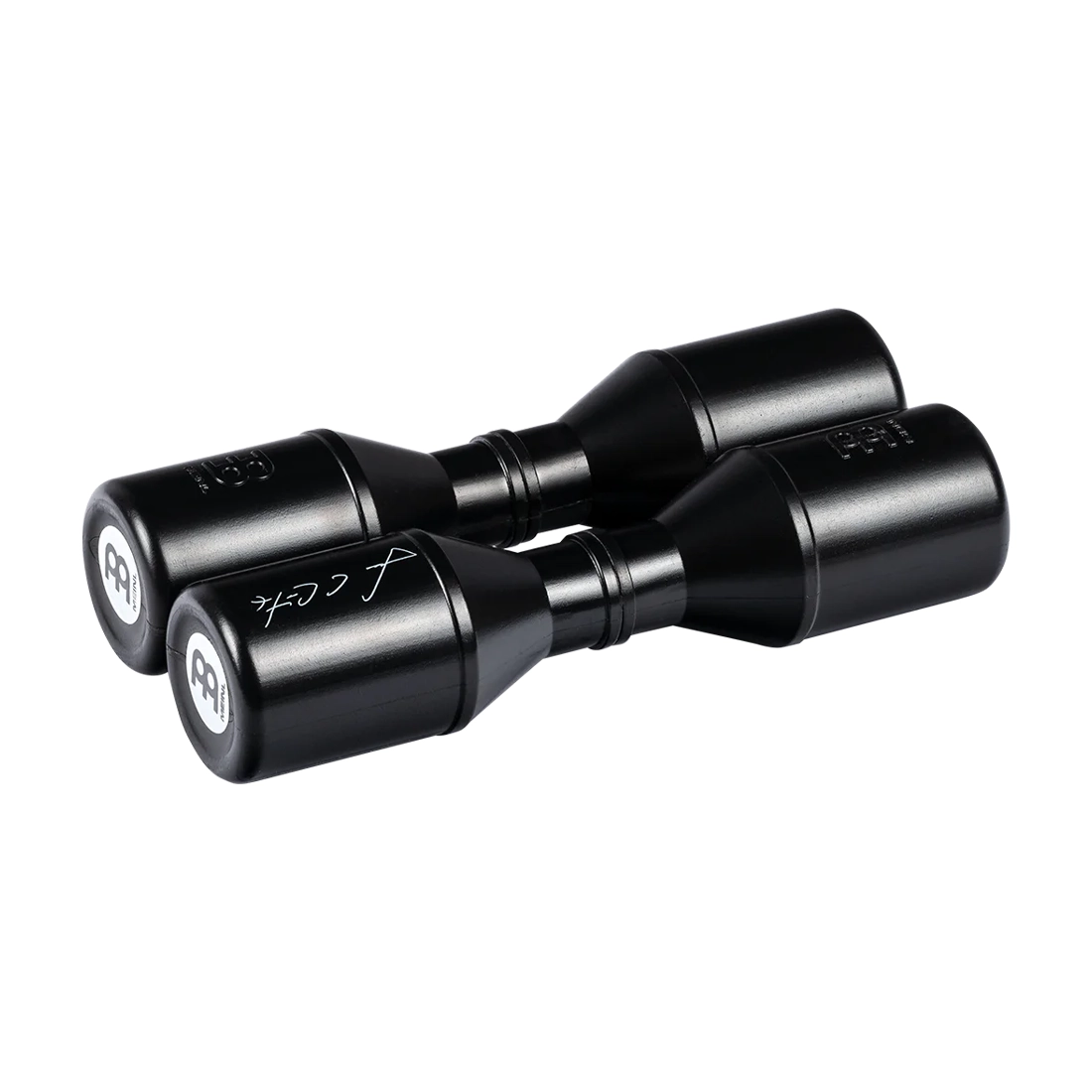 Meinl Percussion Artist Series Live Luis Conte Plastic Shaker - Black front side angle view