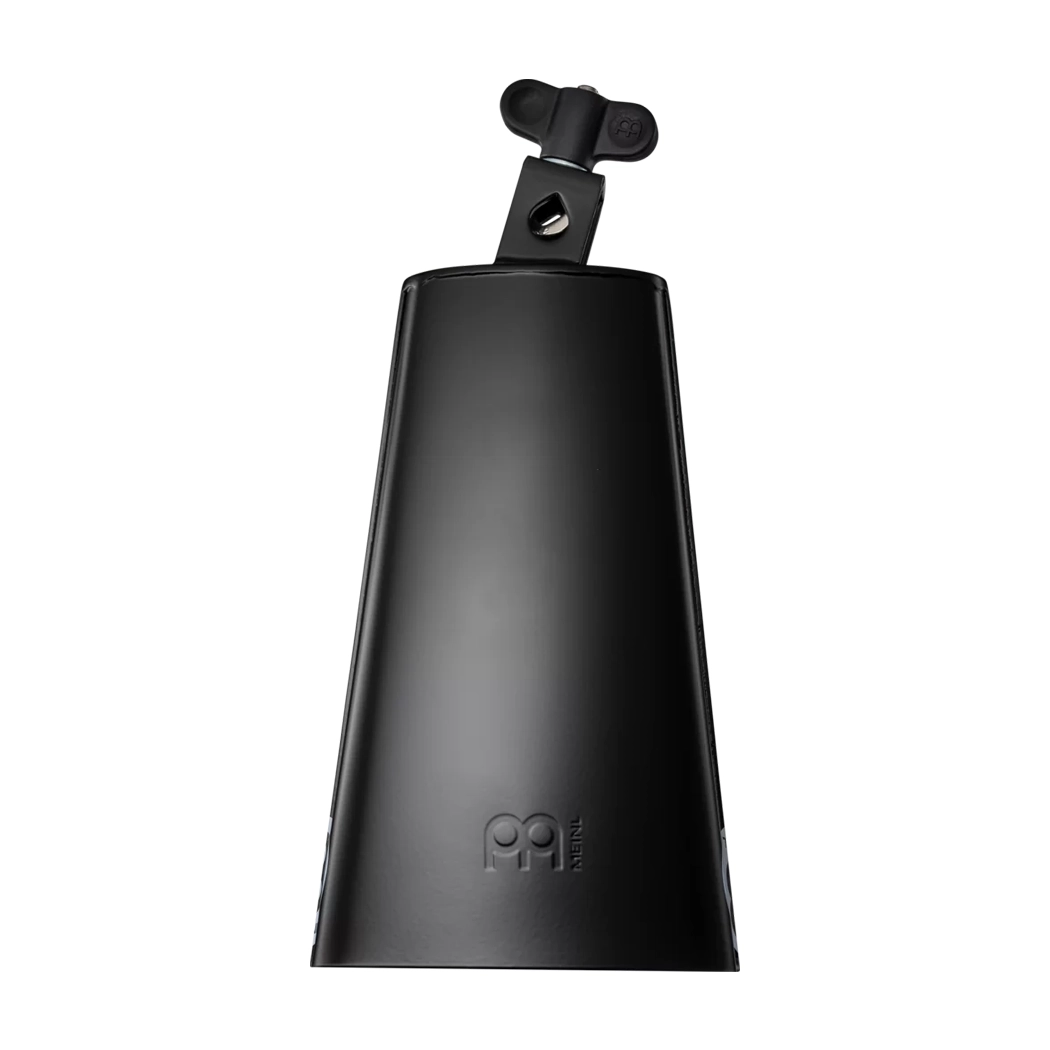 Black Powder Coated Steel Cowbell, 8 1/2-Inch