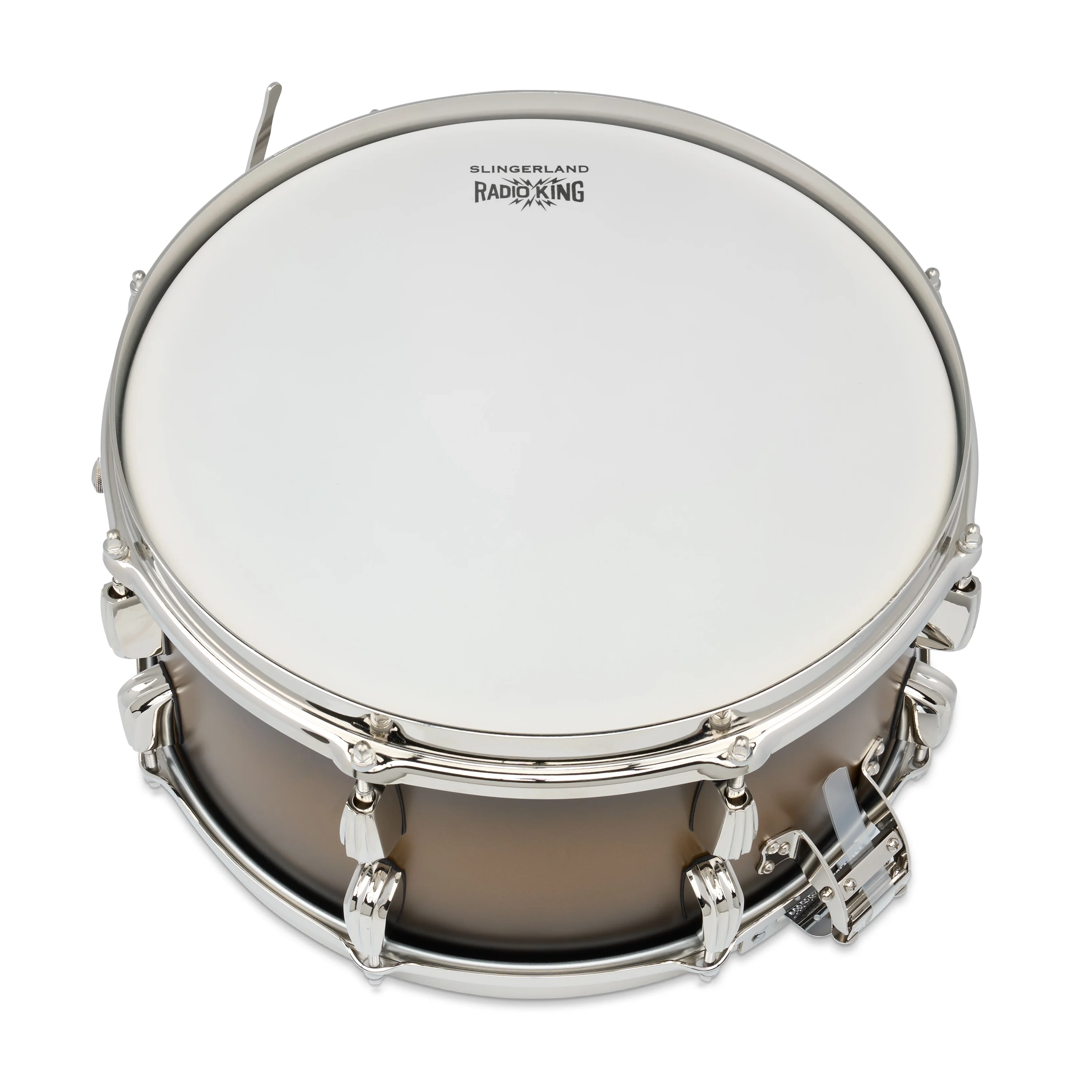 Slingerland Radio King Limited-Edition 7" X 14" Maple Snare Drum  - Black And Gold Duco Lacquer