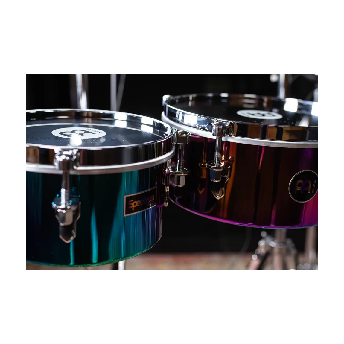 Meinl Percussion Drummer 8" And 10" Steel Timbales  - Spectrum