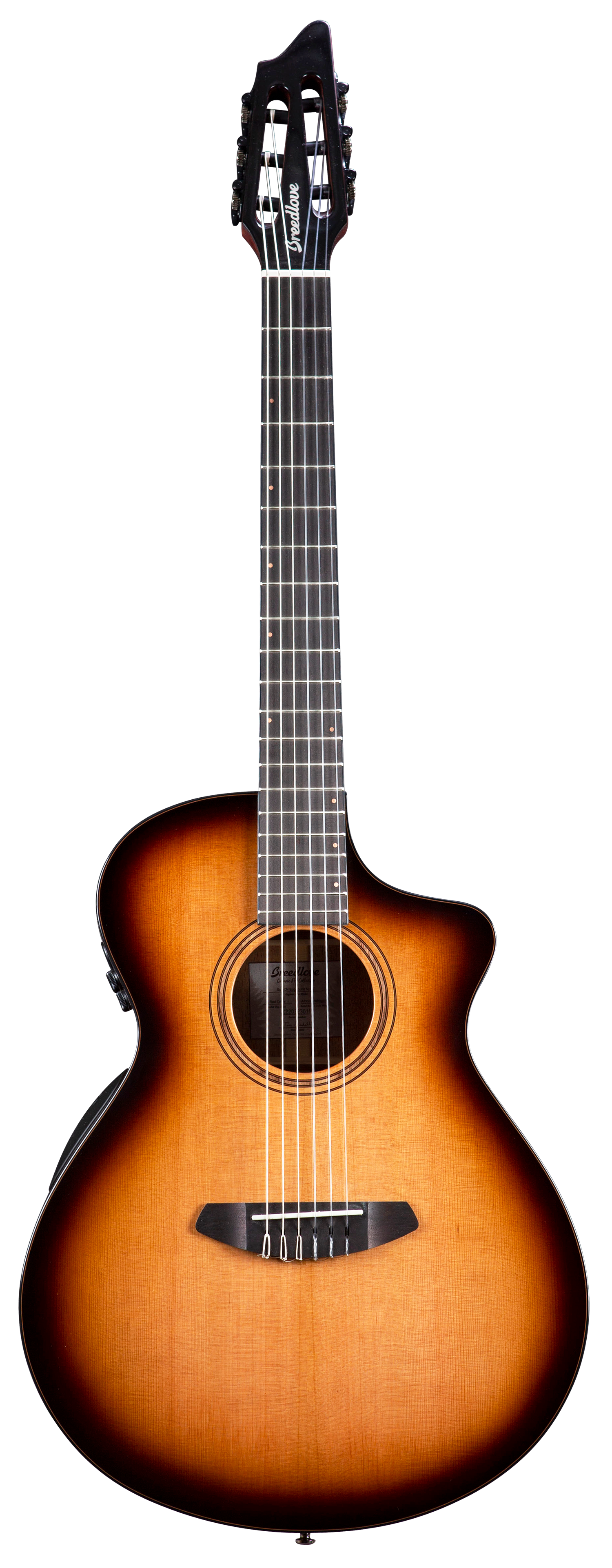 Breedlove Organic Solo Pro Concert Ce Nylon-String Acoustic-Electric Guitar  - Edgeburst