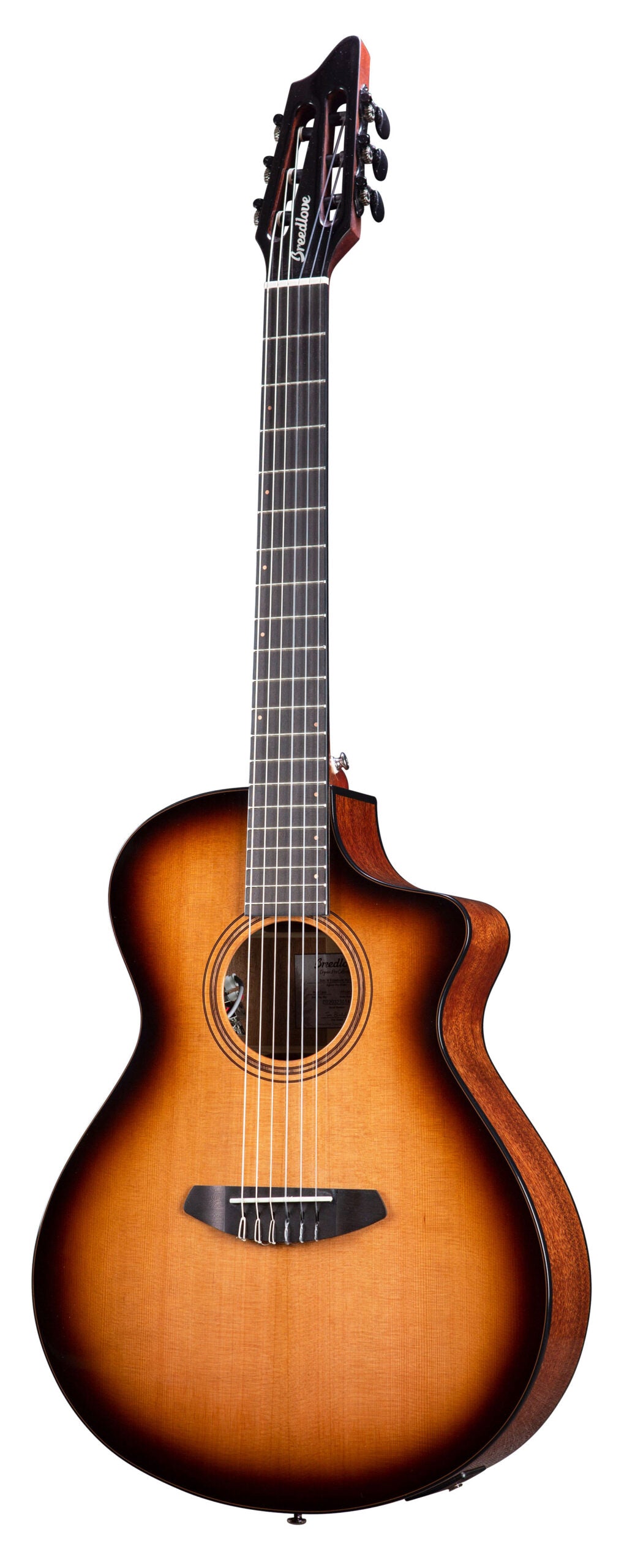 Breedlove Organic Solo Pro Concert Ce Nylon-String Acoustic-Electric Guitar  - Edgeburst