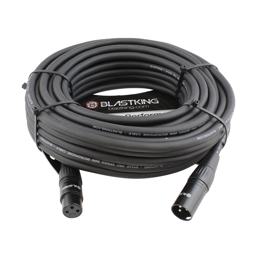 Cable de micrófono Blastking XLR macho a XLR hembra de 50 pies - SP50XLR