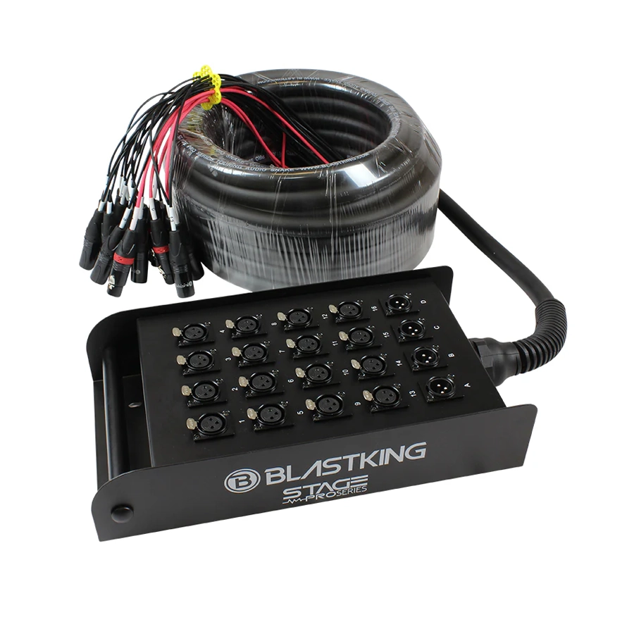 Blastking Stage / Studio Snake Cable 16×4, 50 Ft. – SPS16X4-50