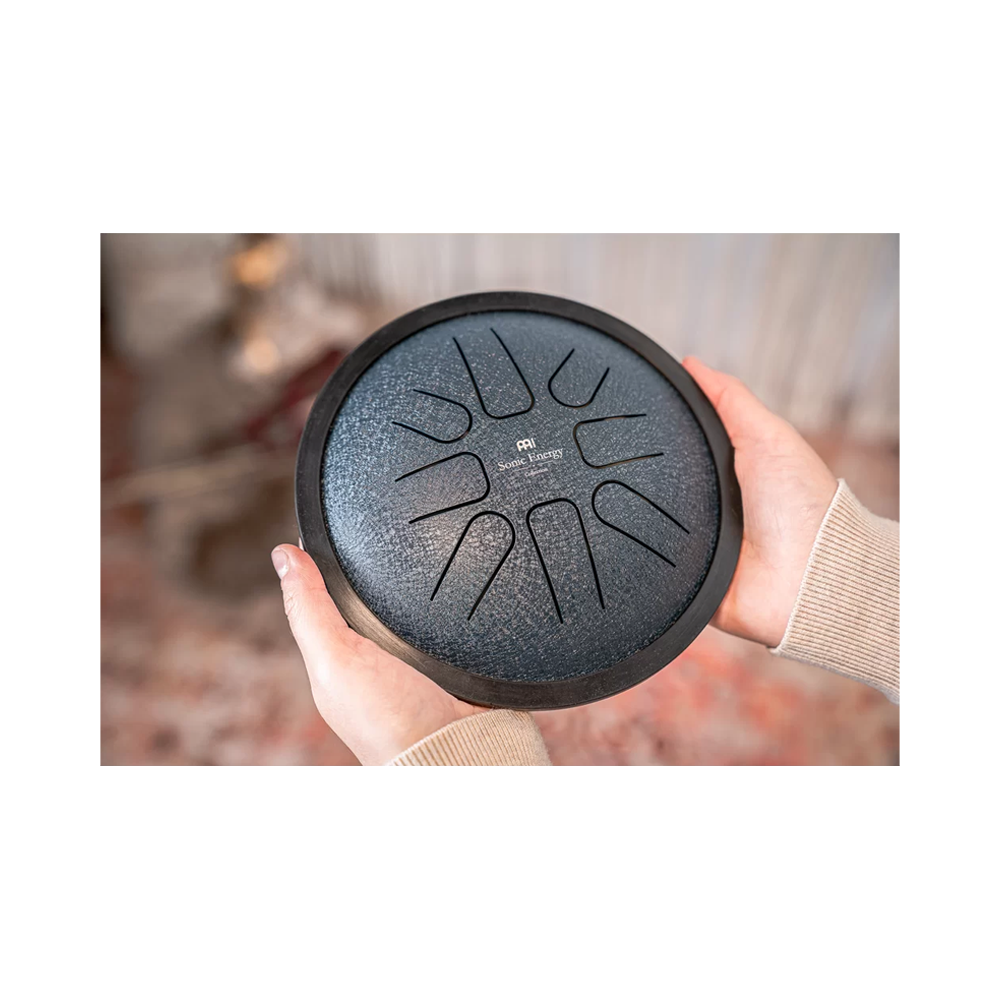 Meinl Sonic Energy SSTD2NB Small Steel Tongue Drum In G Minor - Navy Blue