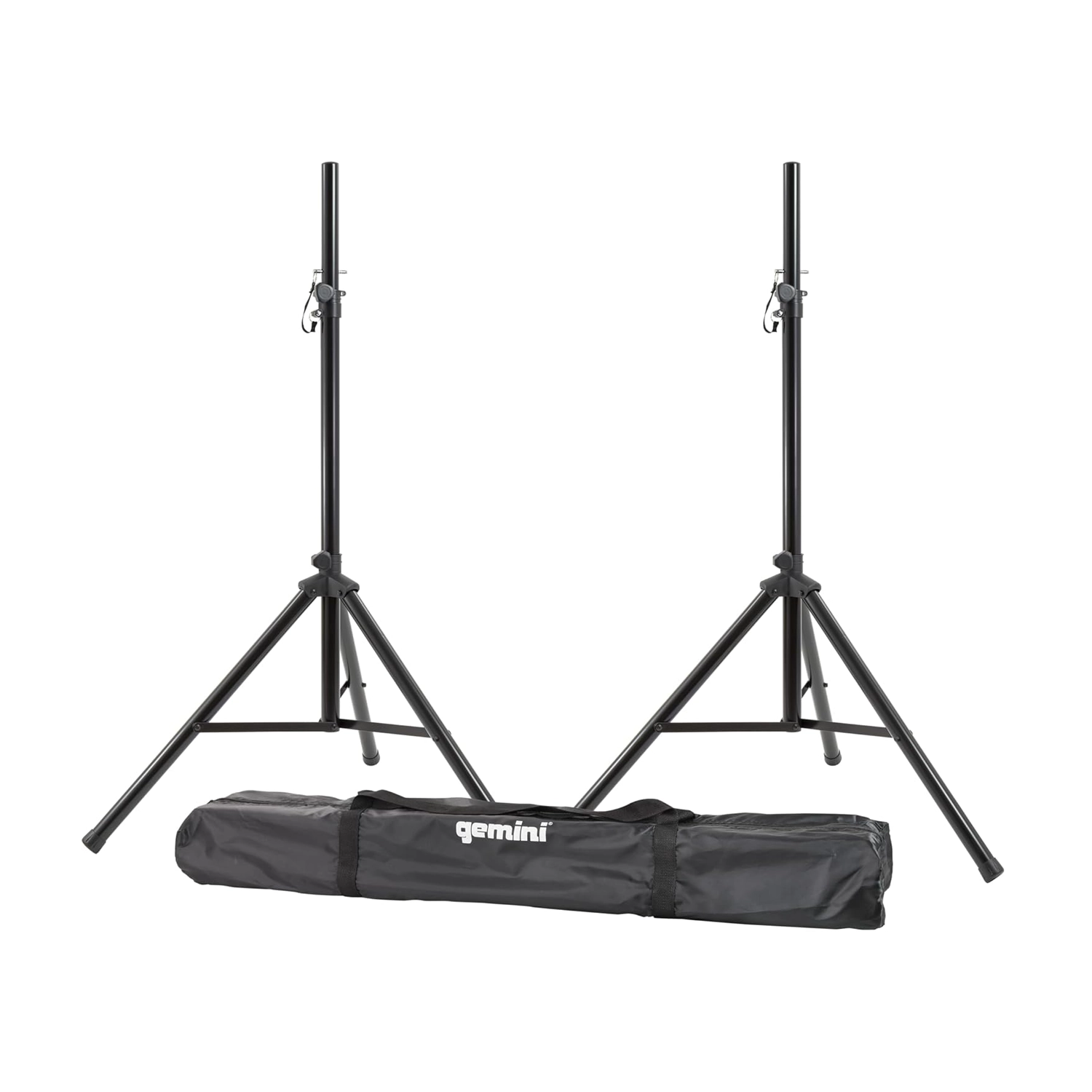Gemini: 2 Tripod Speaker Stands With Carry Bag
