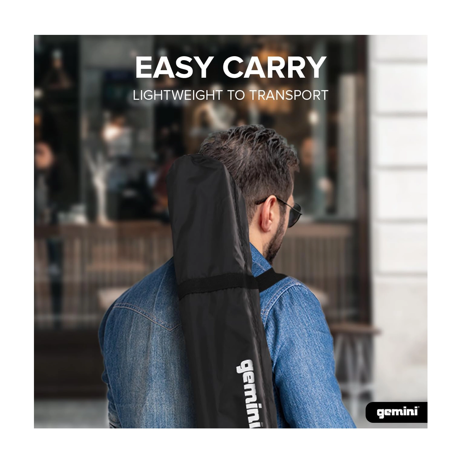 Gemini: 2 Tripod Speaker Stands With Carry Bag