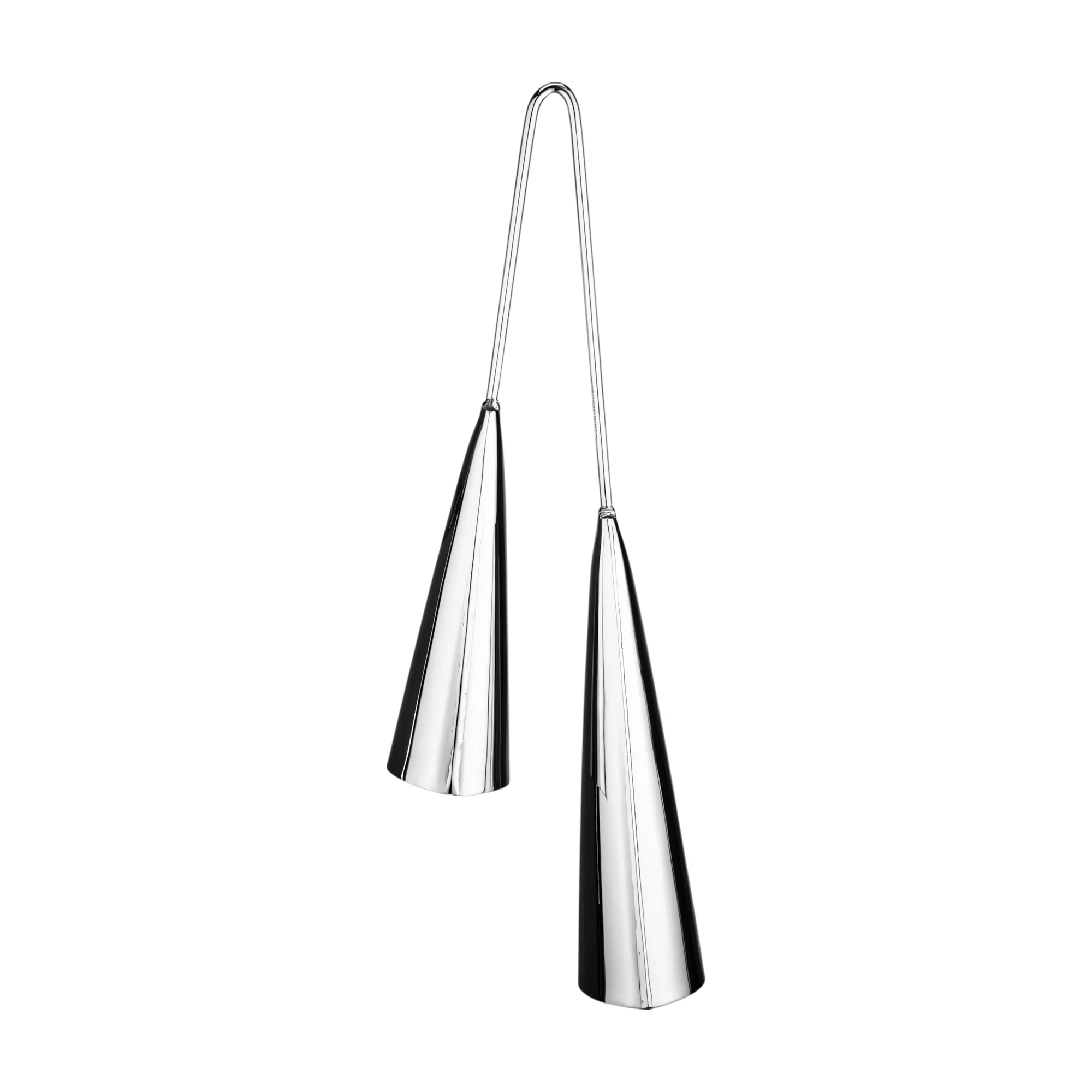 Side view of Meinl STBAG3-CH  Traditional Medium Steel Agogo