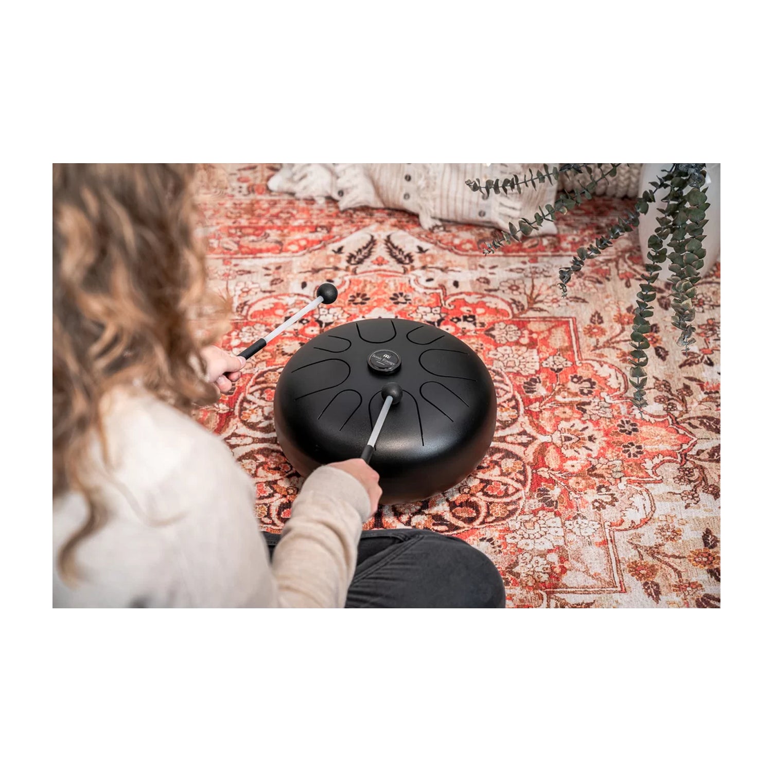 Meinl Sonic Energy 12-inch Steel Tongue Drum, A Akebono - Black