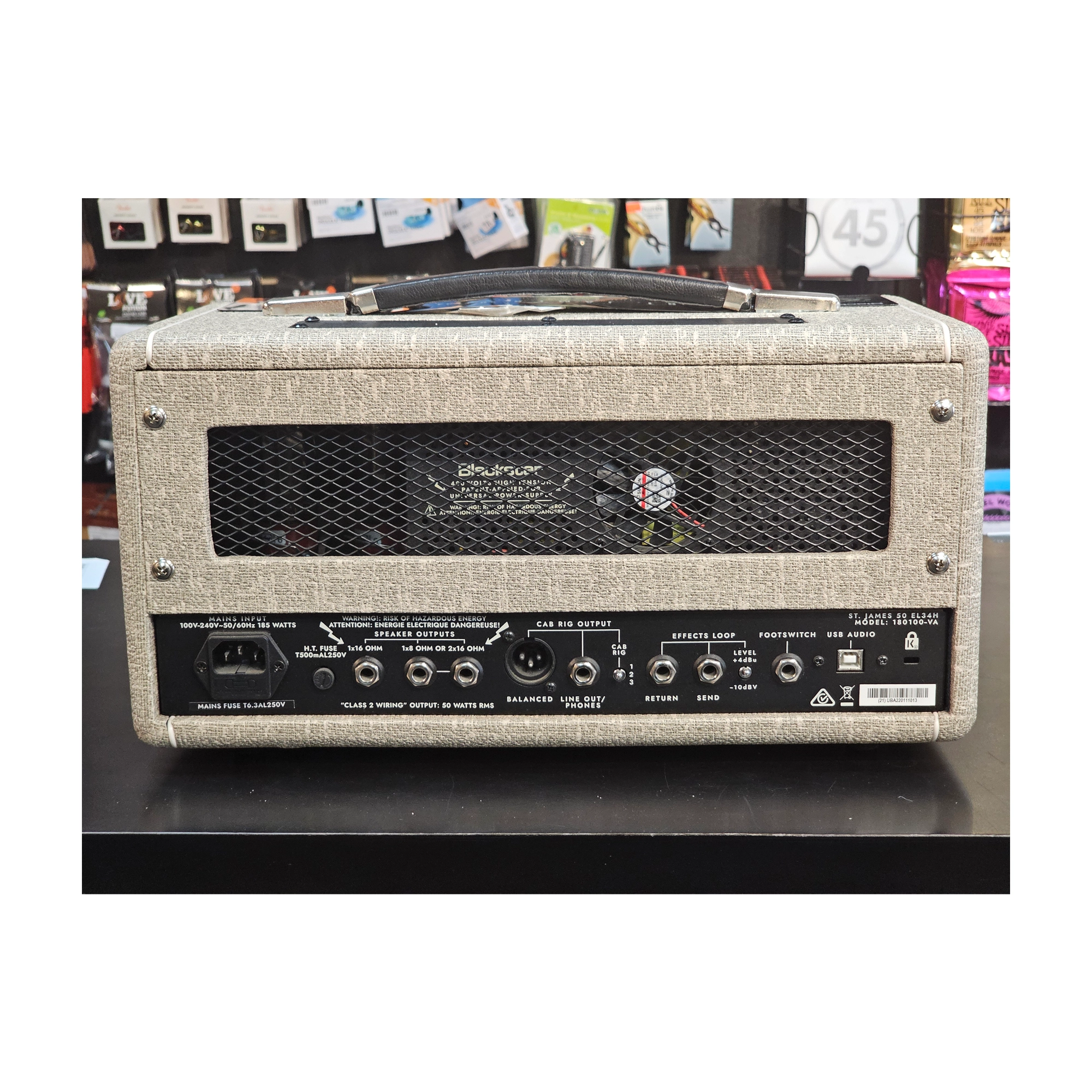 Blackstar St James 50W Tube Amplifier Head - Fawn B-Stock
