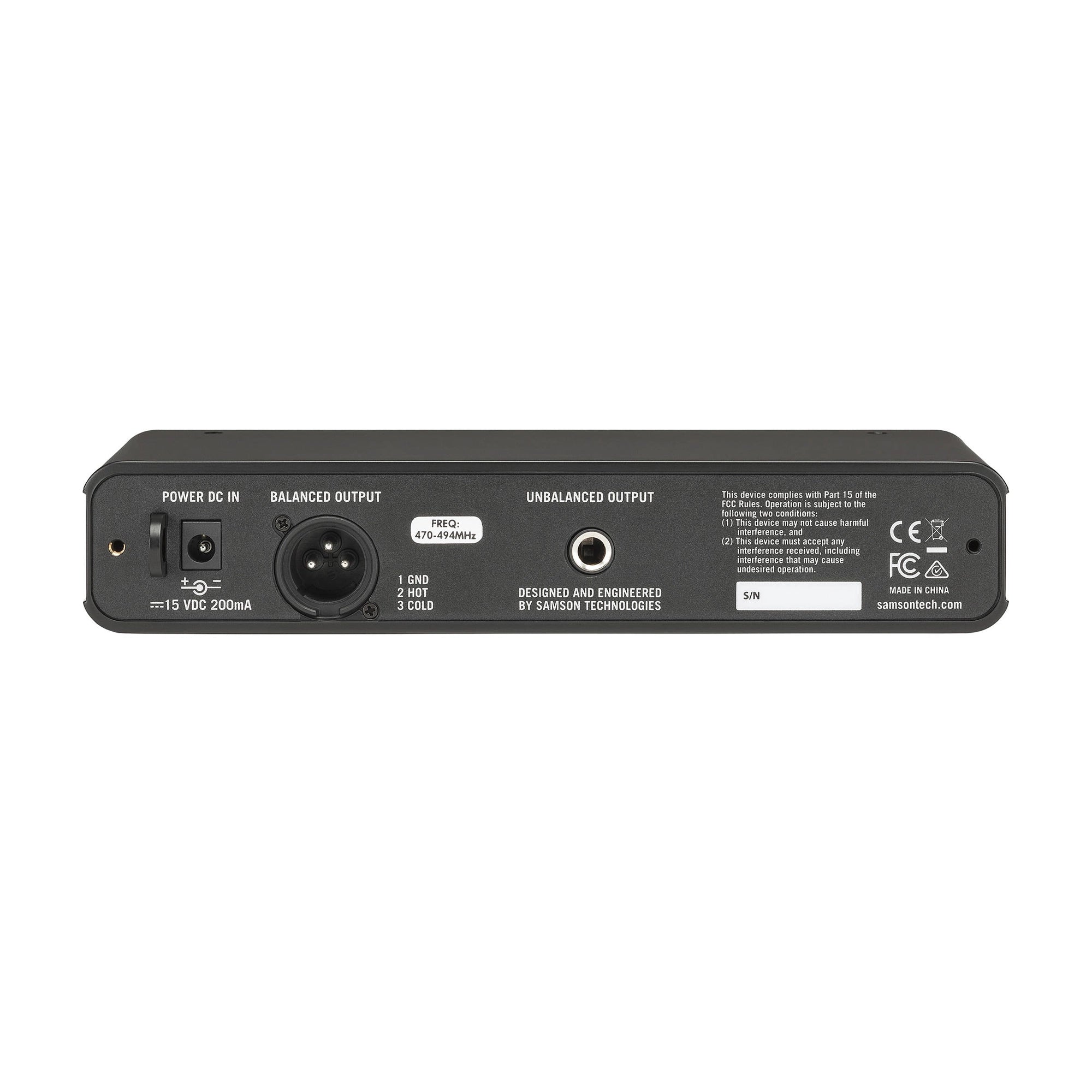 Samson Concert 88x Guitar Wireless System - K Band