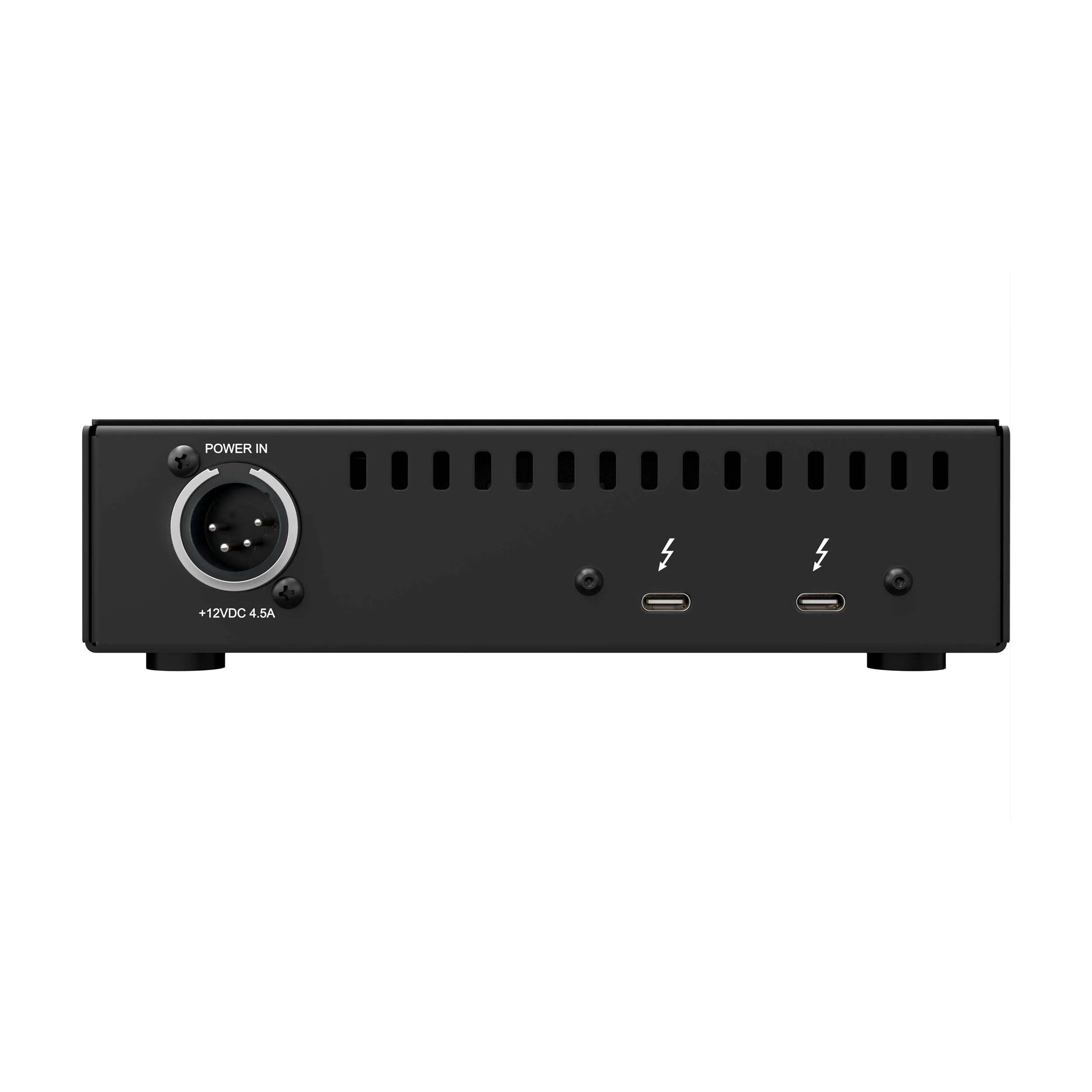 Universal Audio UAD-2 Satellite Thunderbolt 3 QUAD Core back panel view