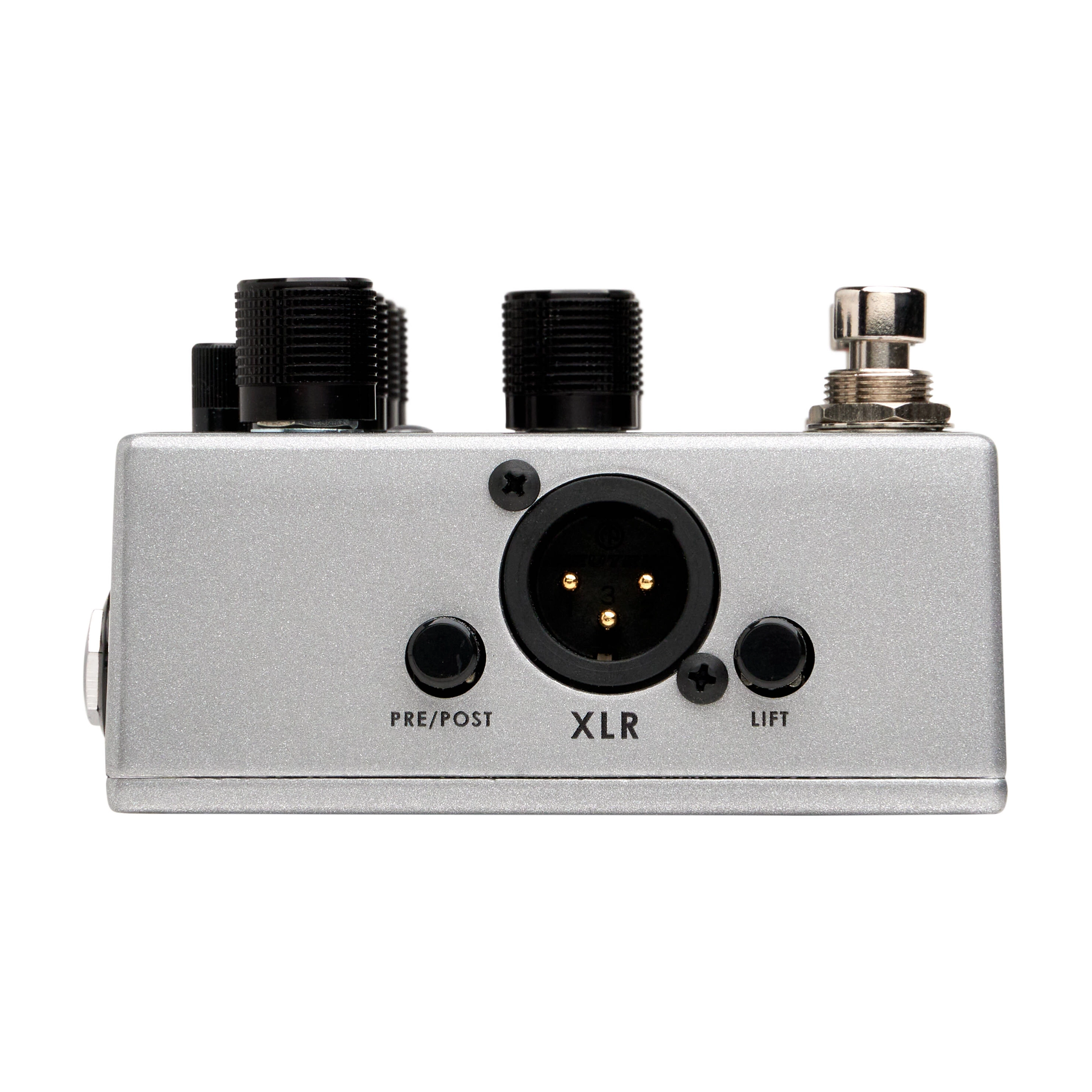 Side view of Aguilar Tone Hammer PreAmp V2 Pedal