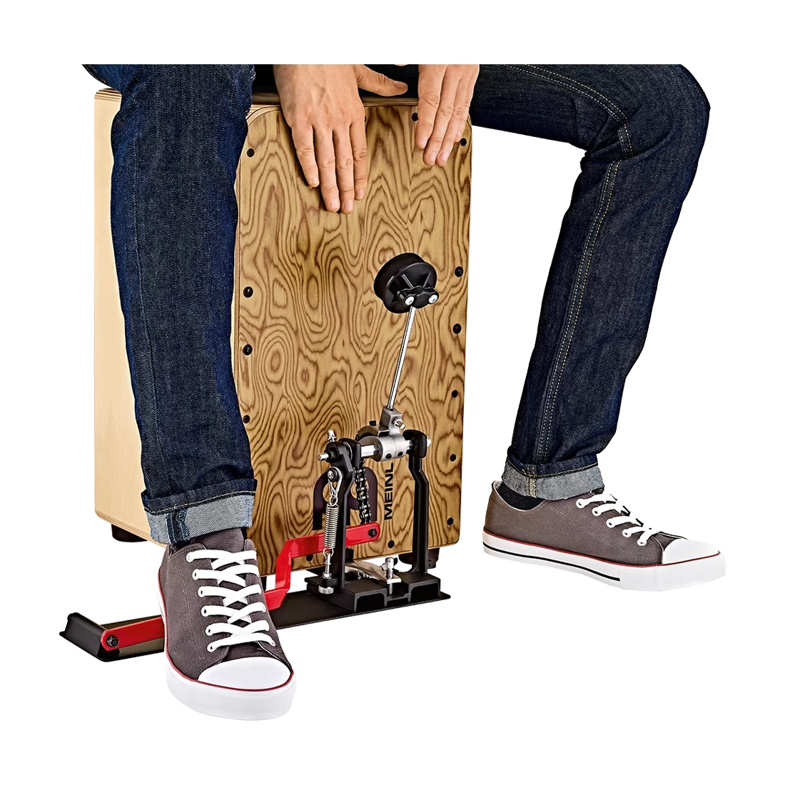 Meinl Percussion Direct Drive Heel Activated Cajon Lifestyle