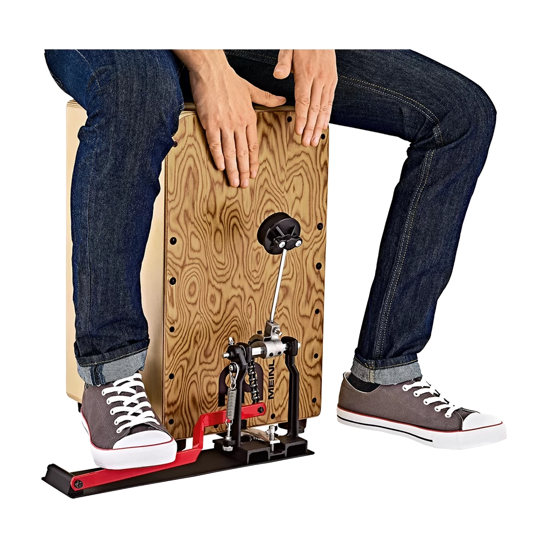 Meinl Percussion Direct Drive Heel Activated Cajon Lifestyle