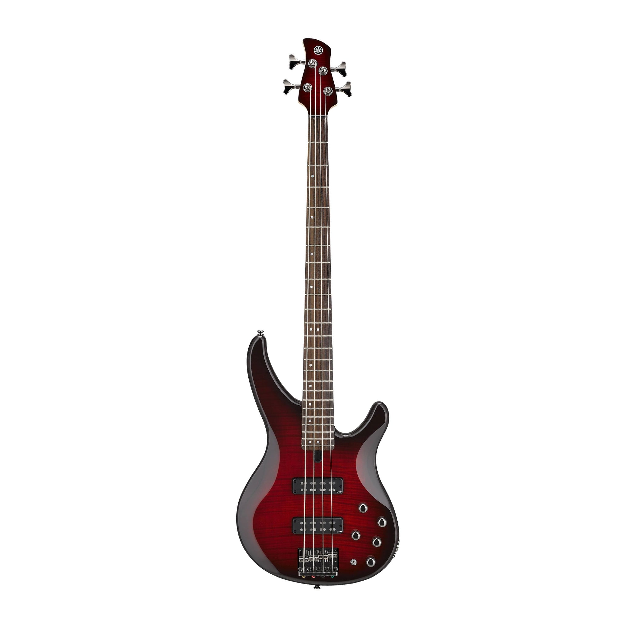 Yamaha TRBX604FM 4-String Electric Bass Guitar - Dark Red Burst