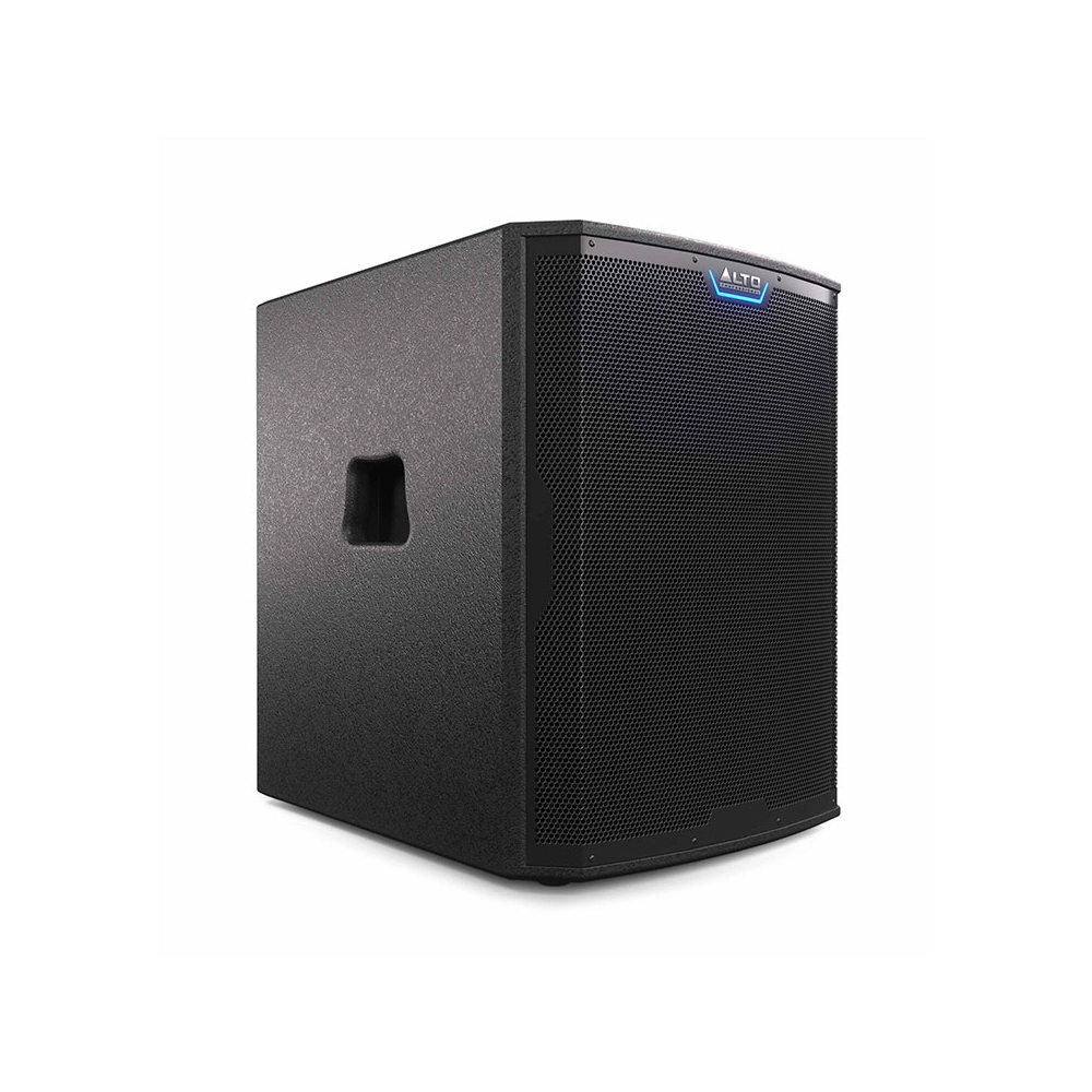 Alto Professional TS18S 18-inch powered subwoofer side angle