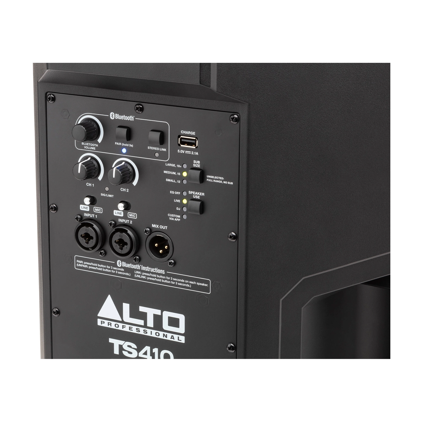 Alto Professional TS410 2,000-Watt 10-Inch Powered Speaker