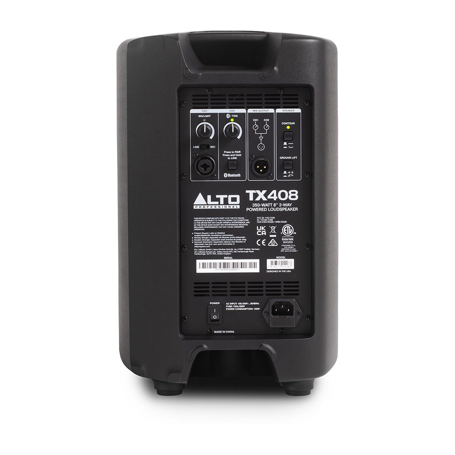 Alto Professional TX408 350-watt 8-inch Powered Speaker