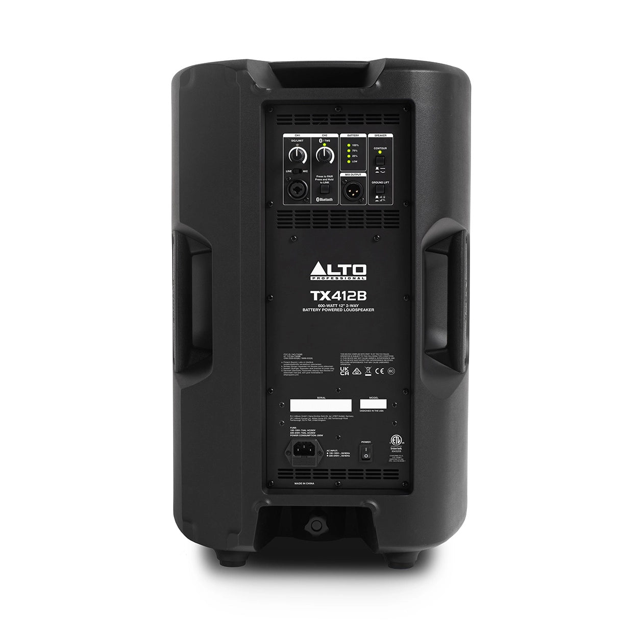 Alto Professional TX412BX Battery Powered 12" Speaker