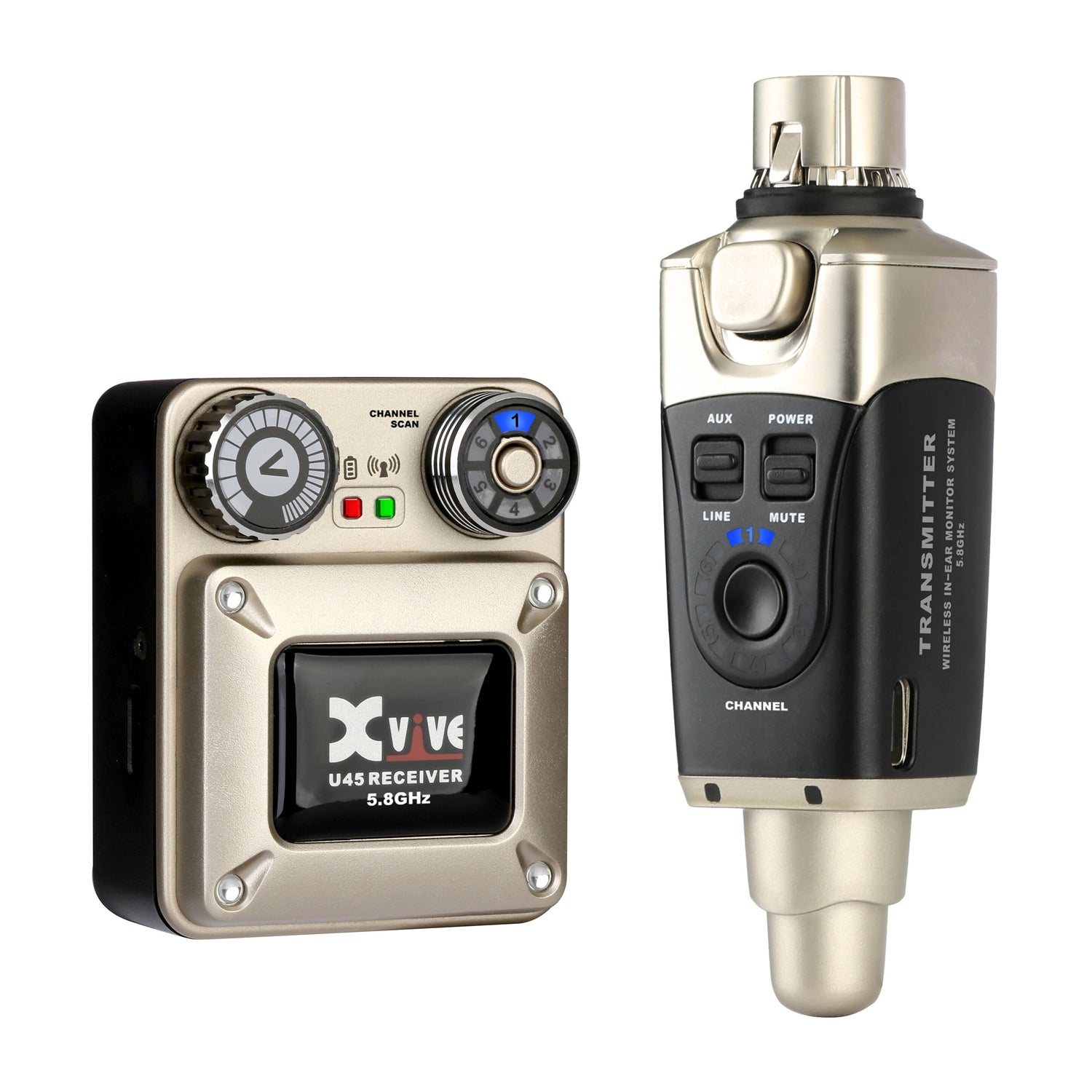 Xvive U45 Wireless In-ear Monitoring System - 5.8GHz