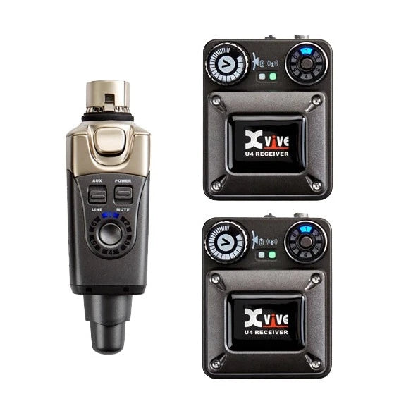 Xvive U4r2 Wireless In-Ear Monitoring System With 2 Receivers