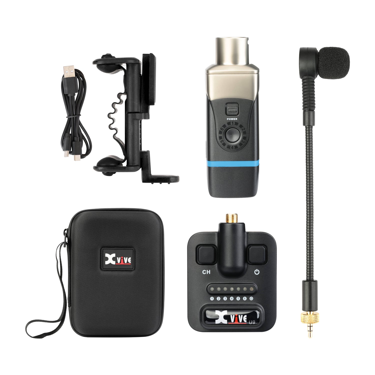 Xvive U9 Violin Wireless System - Black
