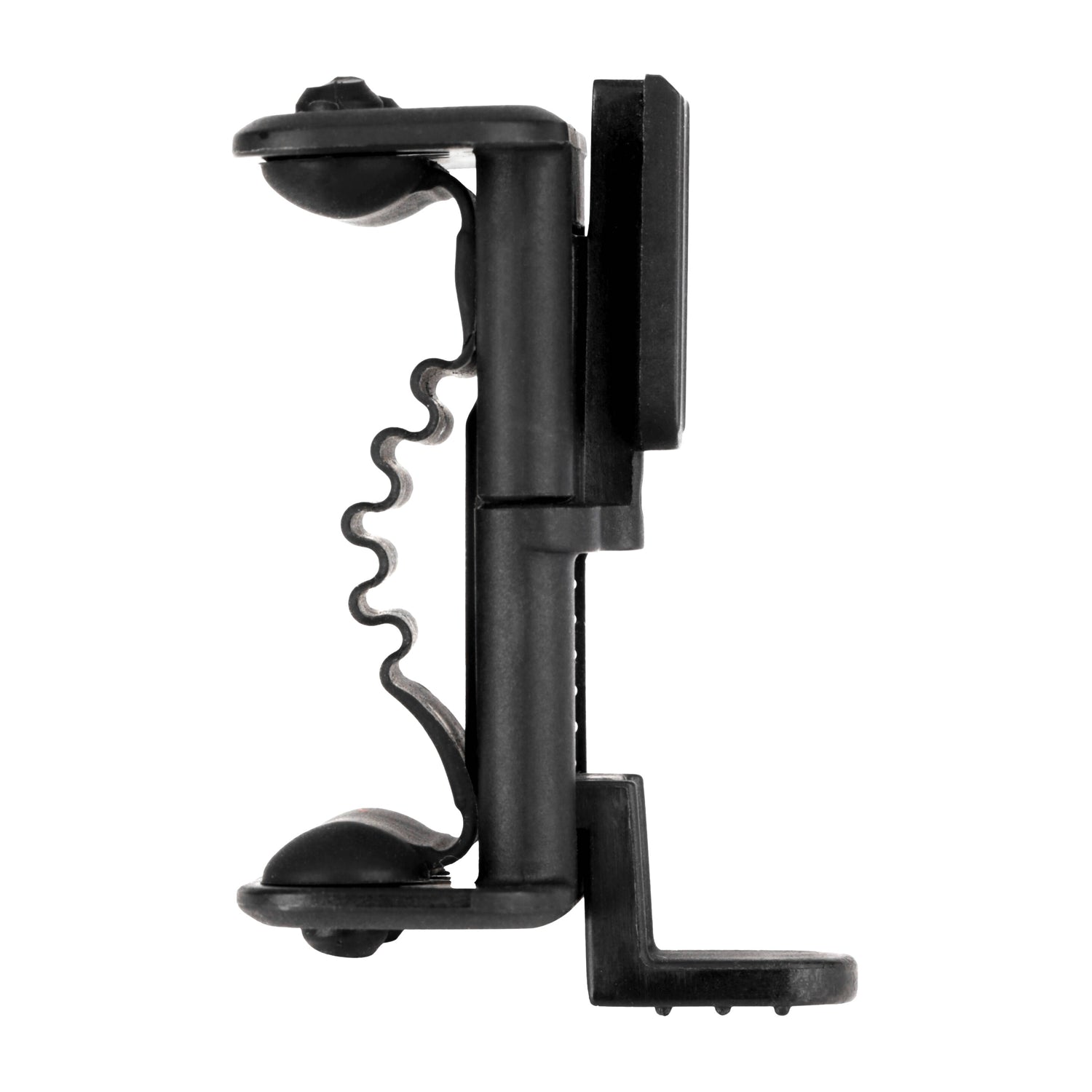 Side view of clamp of Xvive U9 Violin Wireless System - Black