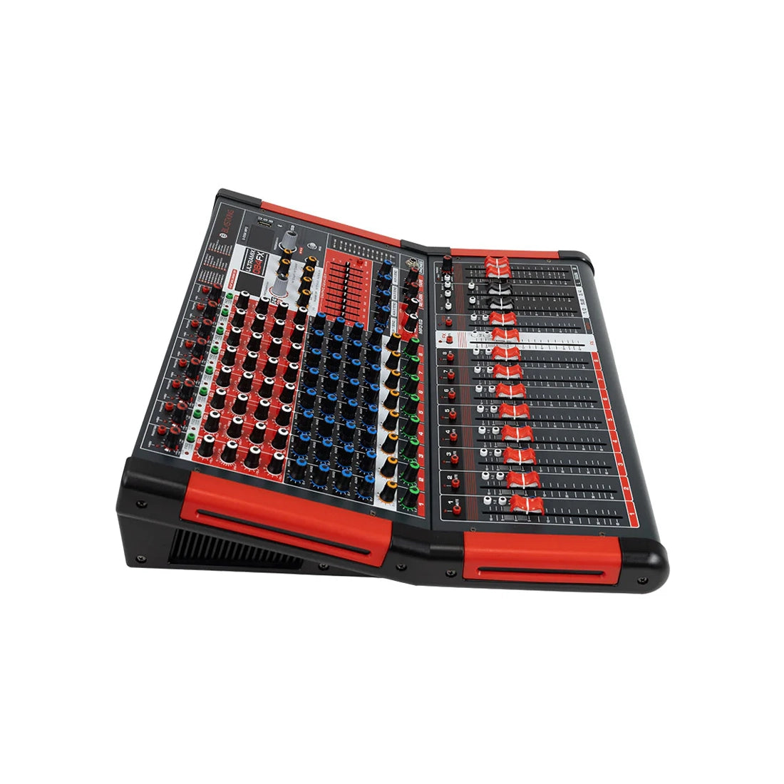 Blastking 8 Channel Professional Mixing Console with 4 Aux and DSP side panel