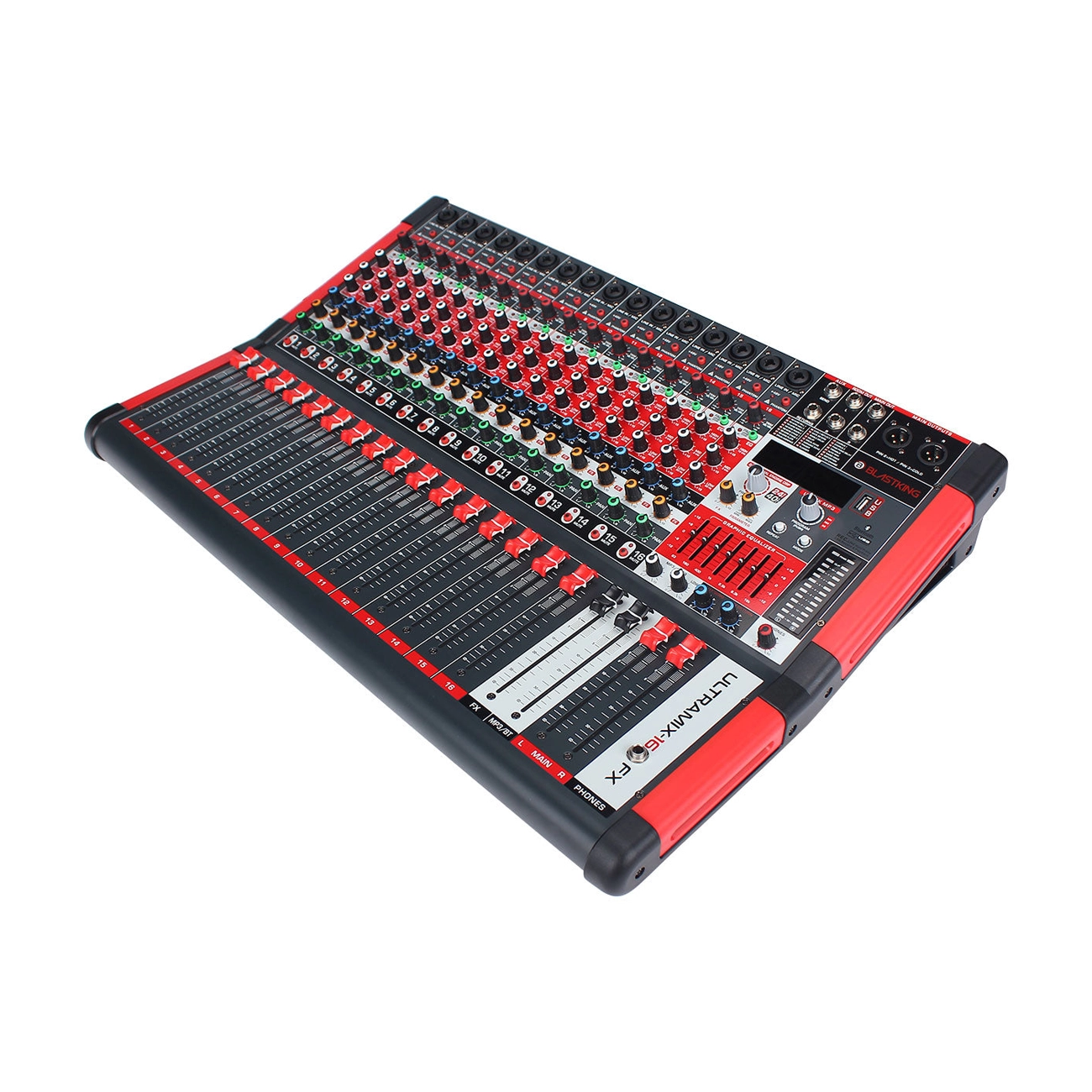Blastking 16 Channel Analog Stereo Mixing Console – ULTRAMIX-16FX
