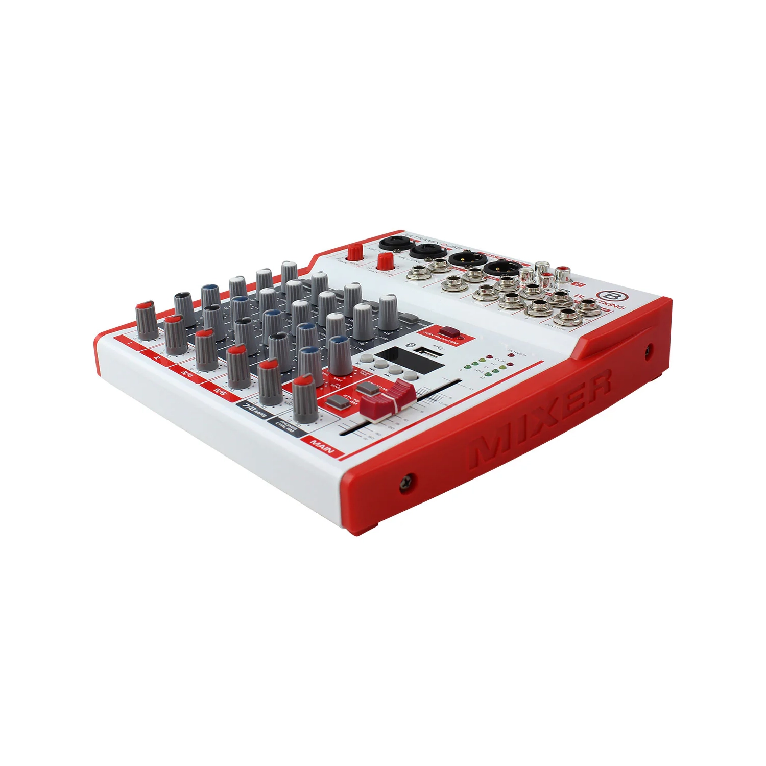 Consola de Mezcla Estéreo Analógica de 8 Canales Blastking – ULTRAMIX-8USBII