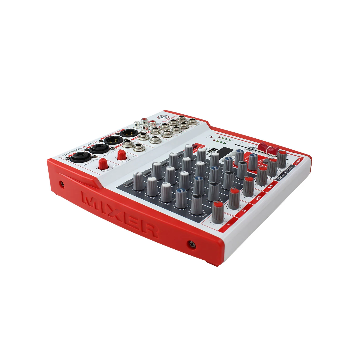 Consola de Mezcla Estéreo Analógica de 8 Canales Blastking – ULTRAMIX-8USBII