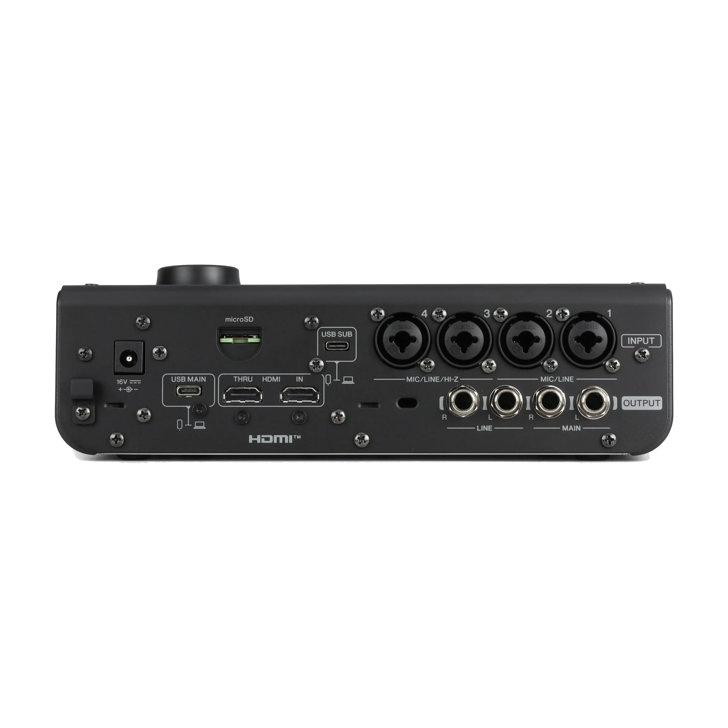 Yamaha URX44V USB-C Audio And Video Interface