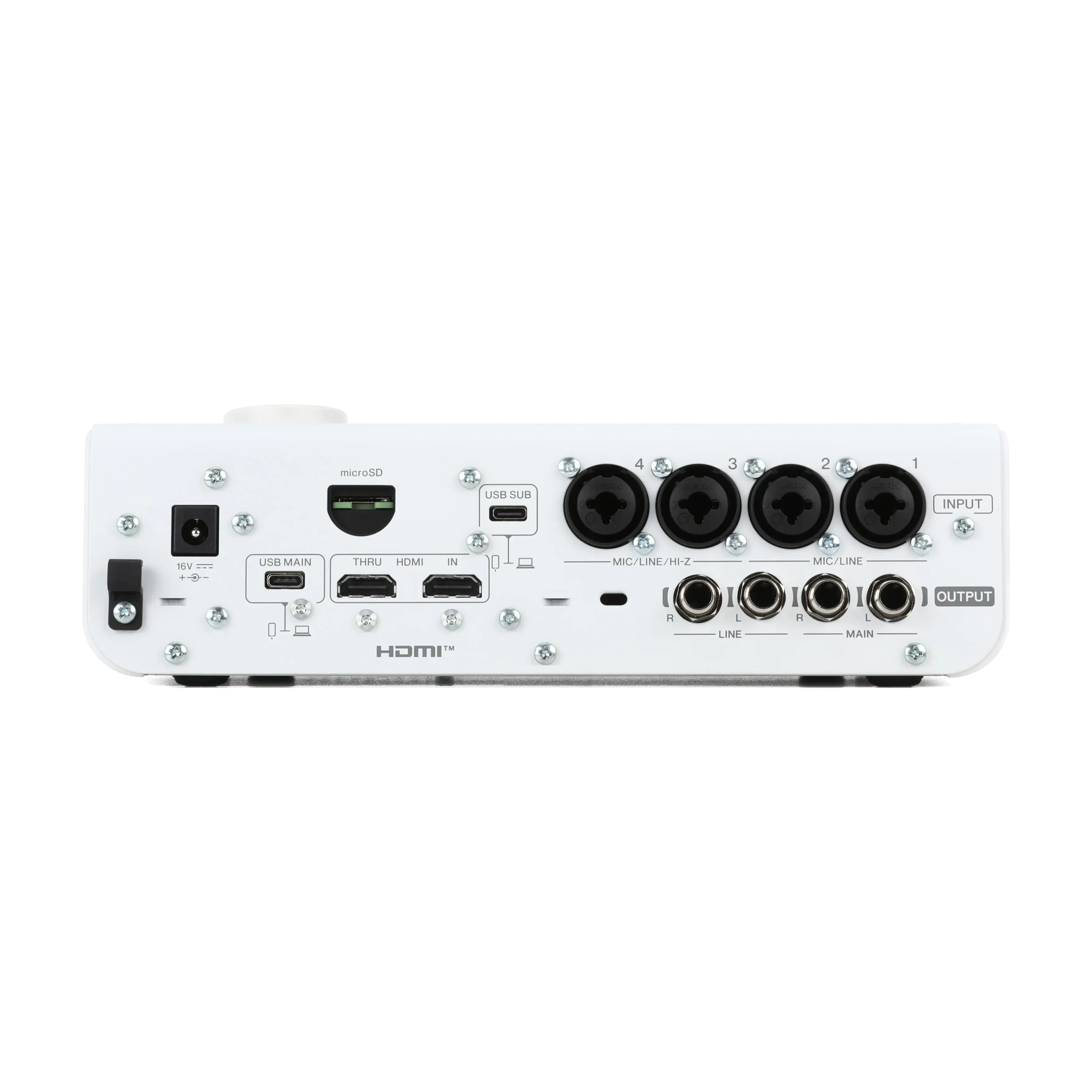 Yamaha URX44V USB-C Audio And Video Interface
