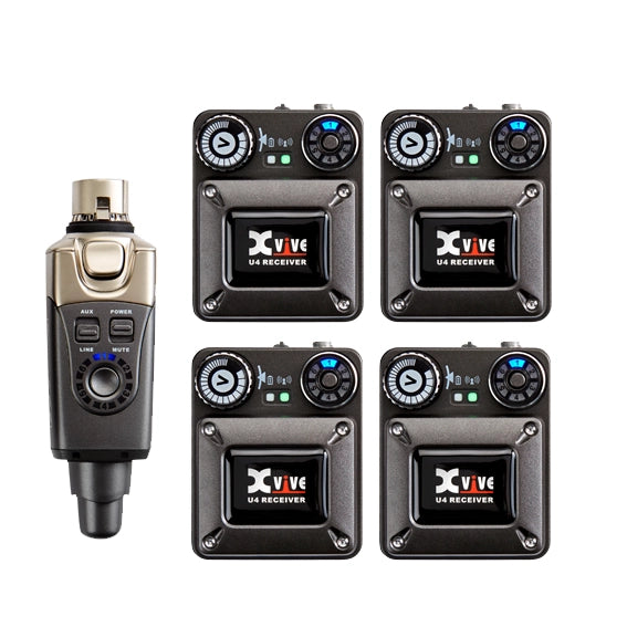 Xvive U4R4 Wireless In-Ear Monitoring System