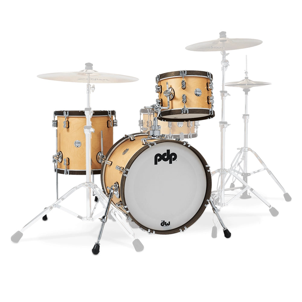 PDP Concept Maple Classic Bop 3-Piece Shell Pack - Natural Laquer