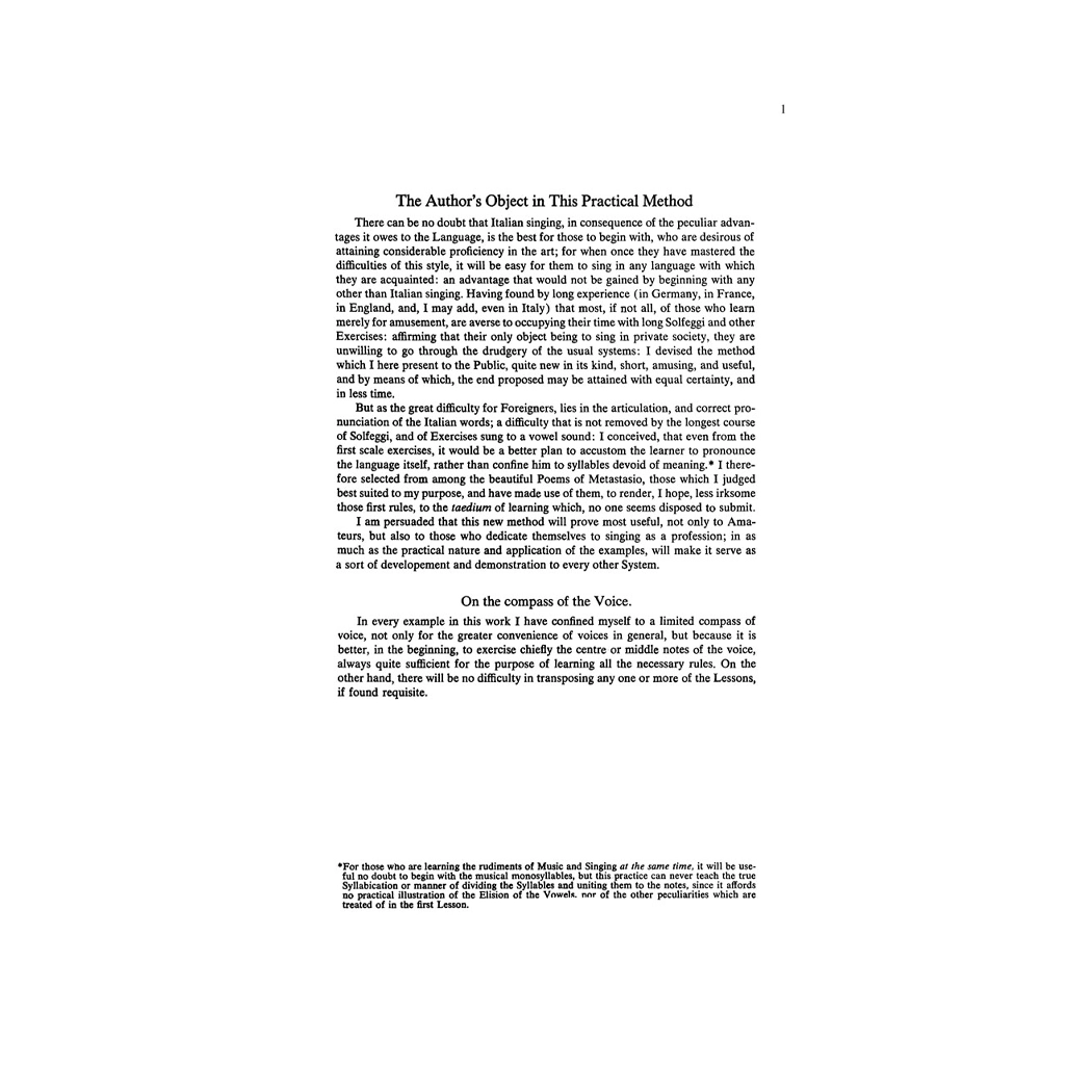 Vaccai Practical Method Of Italian Singing For Mezzo-Soprano (Alto) Or Baritone.